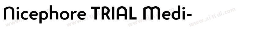 Nicephore TRIAL Medi字体转换